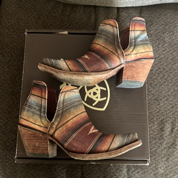 Ariat Multicolor Western Ankle Boots - Picture 11 of 11